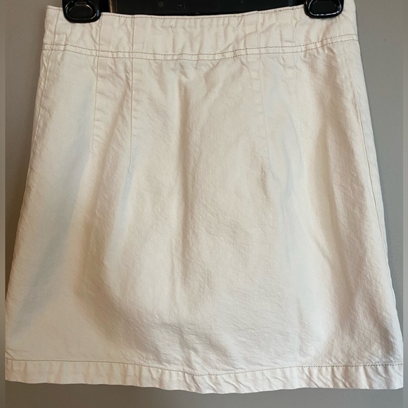 Current/Elliott Mini Jean Wrap Skirt Size 27 - Picture 11 of 13